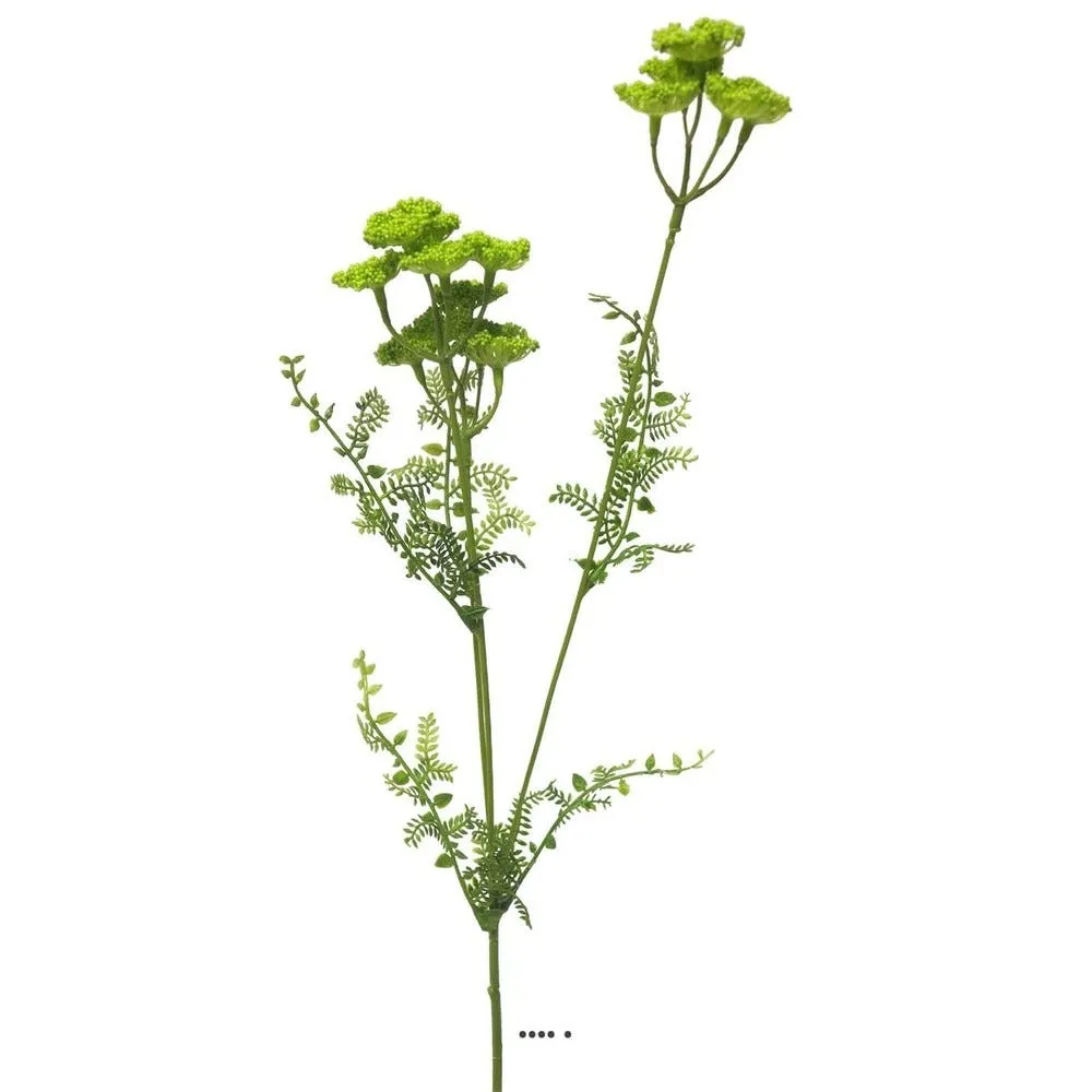 Achillée artificielle en tige h52cm vert best vert