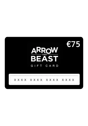 ARROW & BEAST Gift Card 75€ ONLINE + STUTTGART