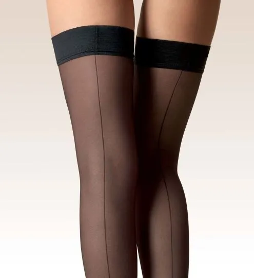 Bas-Top Satiné Couture Arrière 20D