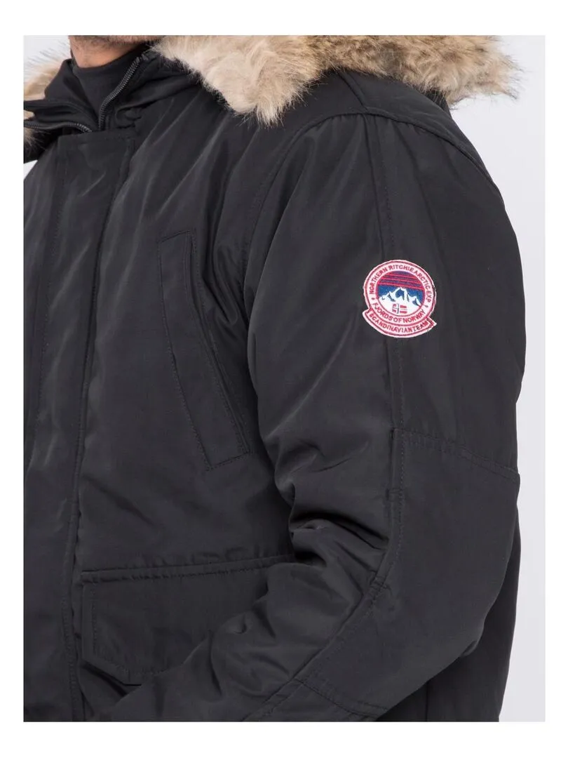 Blouson capuche ZAYAN - Noir