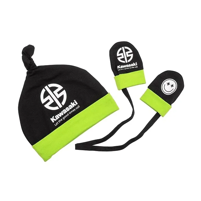 Bonnet et Mitaines bébé Kawasaki | Moto Shop 35