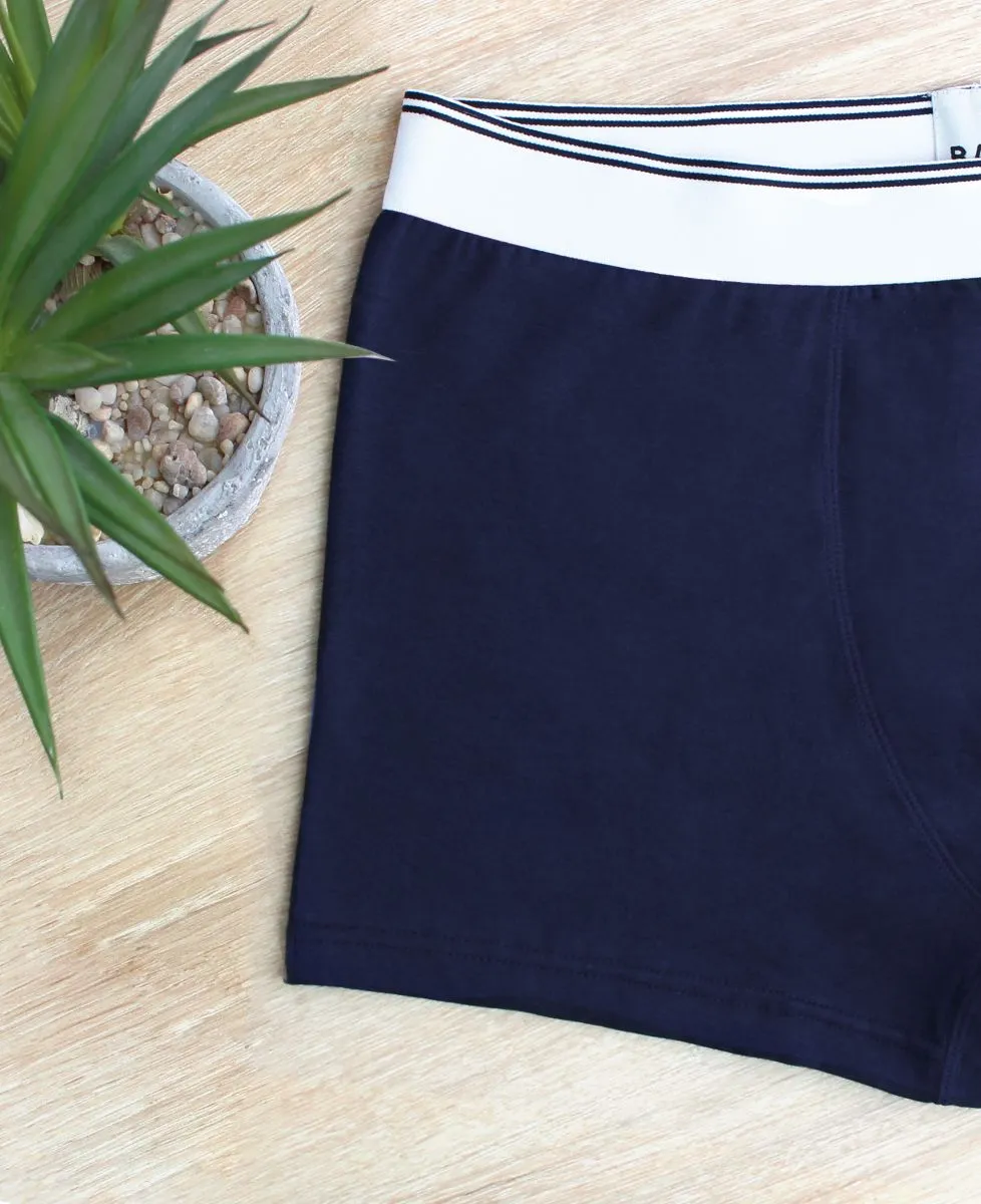 Boxer Prénom + prénom brodé personnalisé