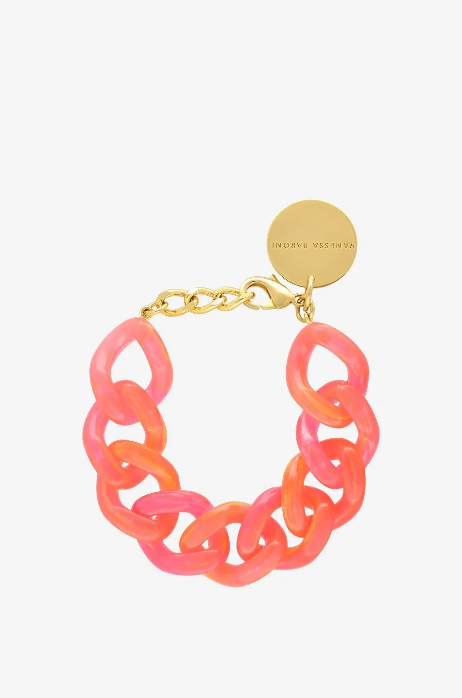 Bracelet épais coloré Flat Chain
