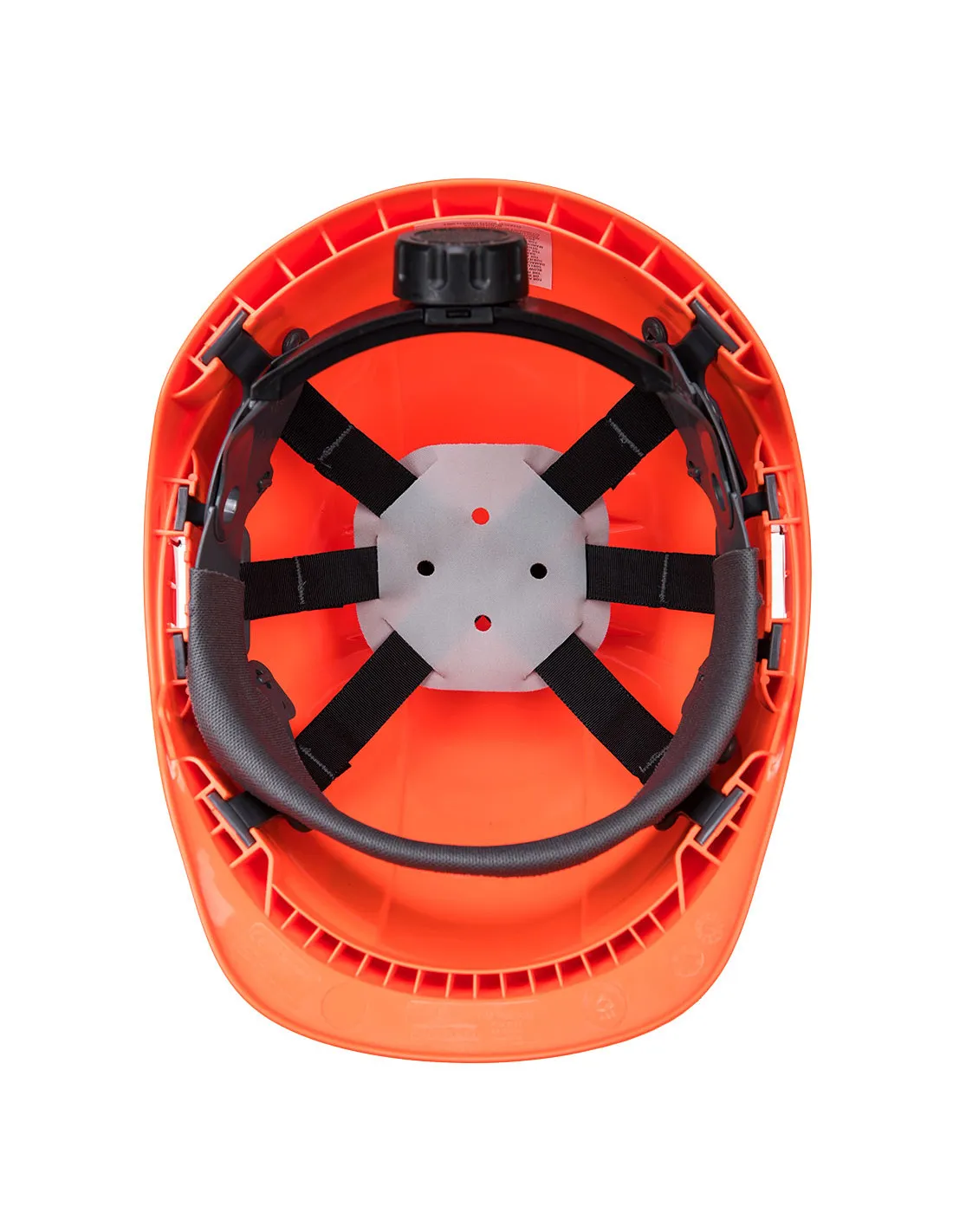 Casque de chantier Endurance orange avec porte-badge | PB55ORR - Portwest