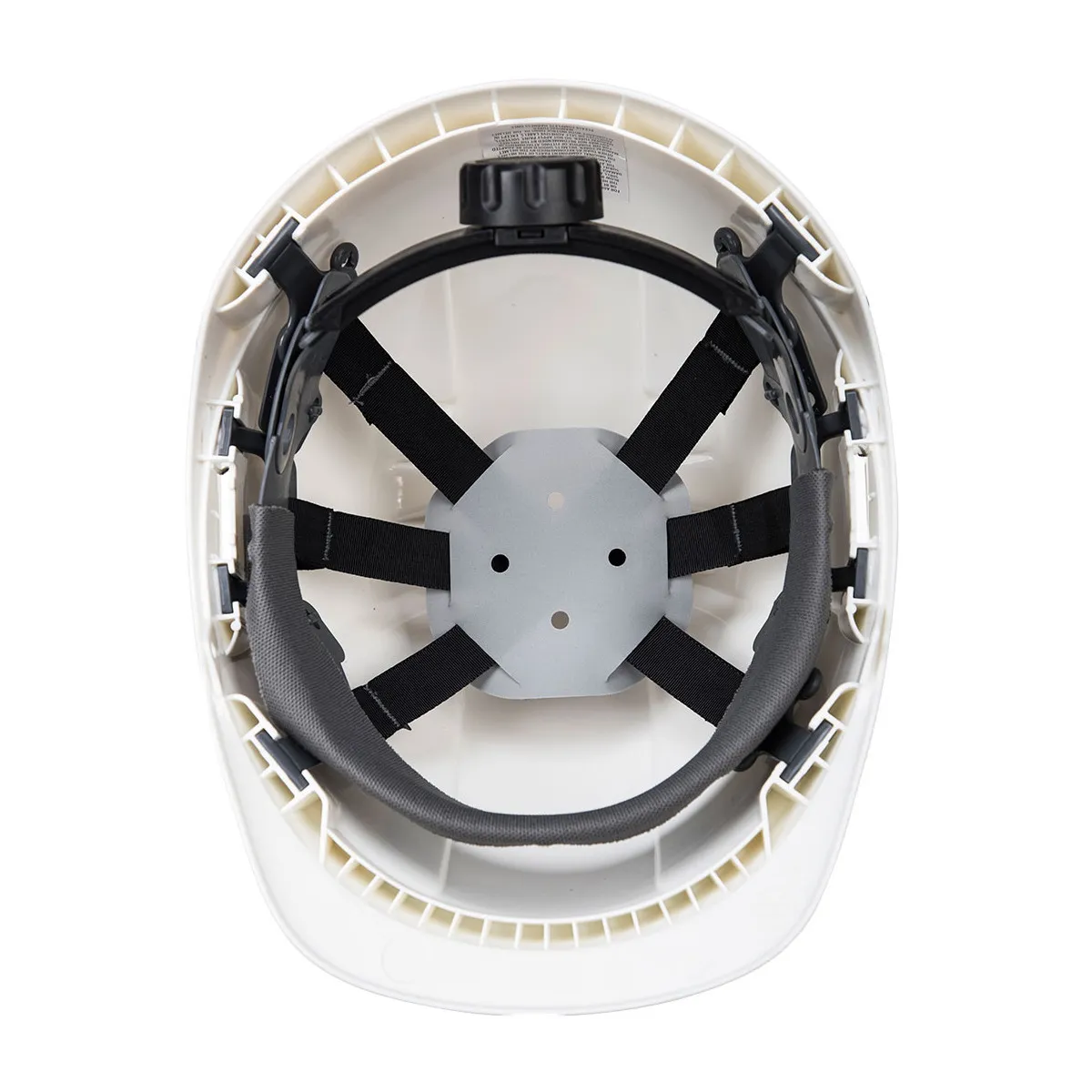 Casque endurance blanc avec porte-badge Portwest