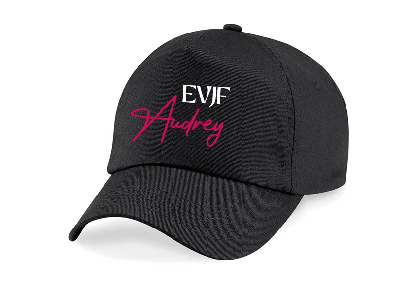 Casquettes EVJF personnalisables – Prénom rose