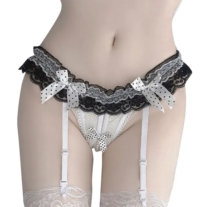 Ceinture Jarretelles Dentelle Érotique Unique