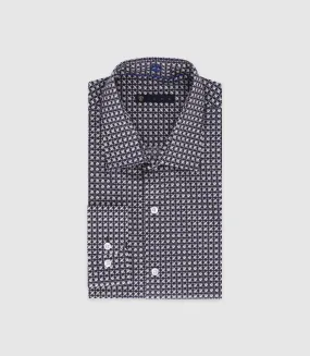 Chemise imprimée marine