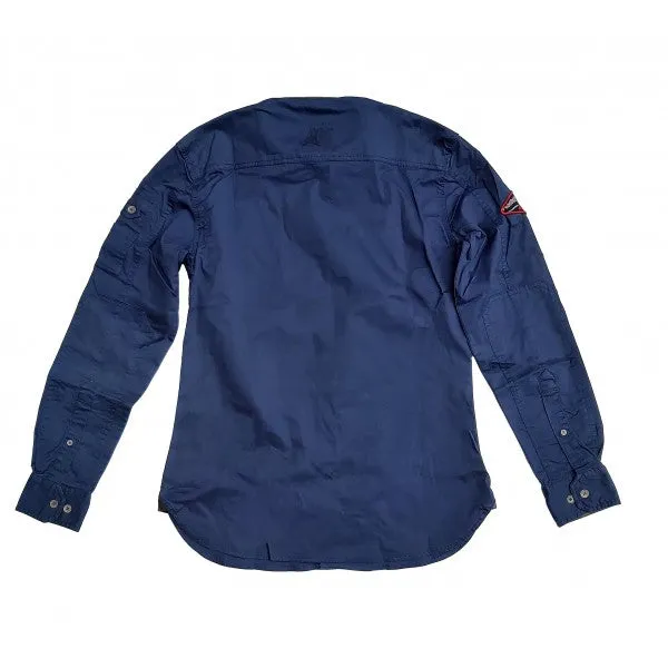 CHEMISE MILITARY ROYAL ENFIELD BADGE NAVY