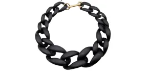 Collier femme ras du cou Gros maillons en résine