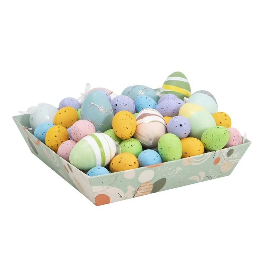 Corbeille carton carree spring 22x22x5