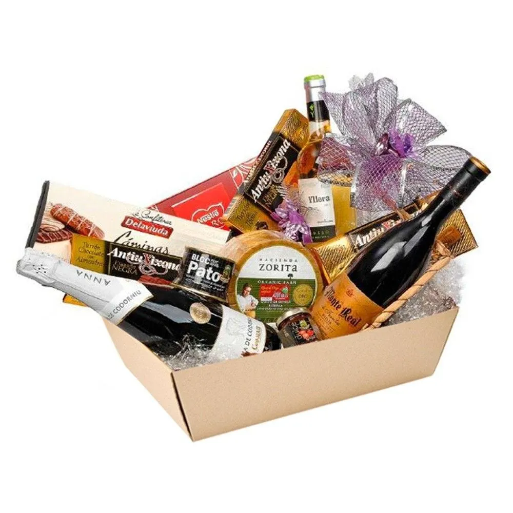 Corbeille carton microcannelure naturel - par 20