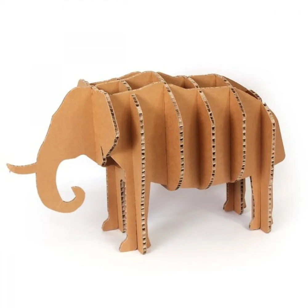 Eléphant en carton