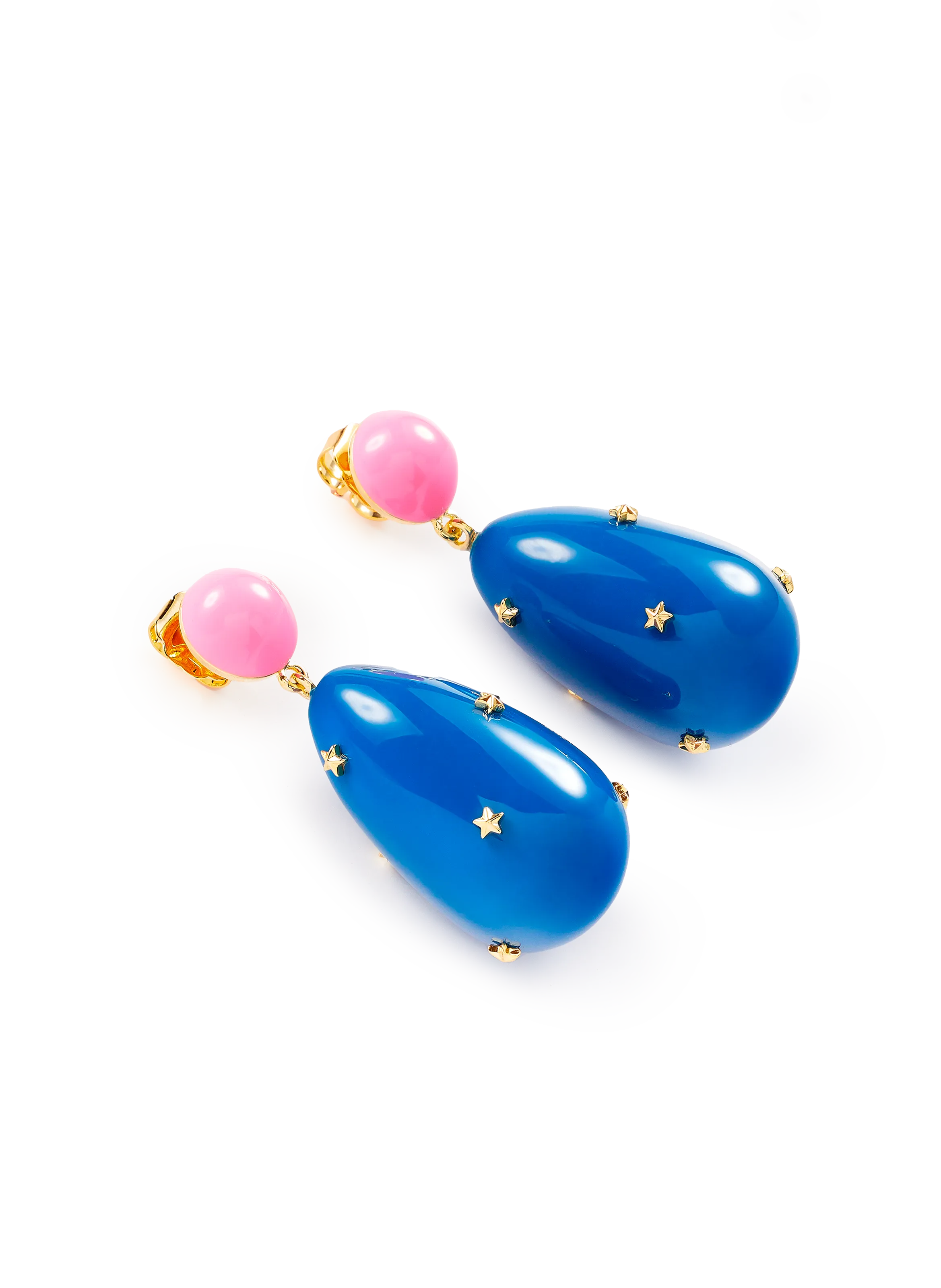 ESHVI  Boucles d'oreille Etoile - Bleu