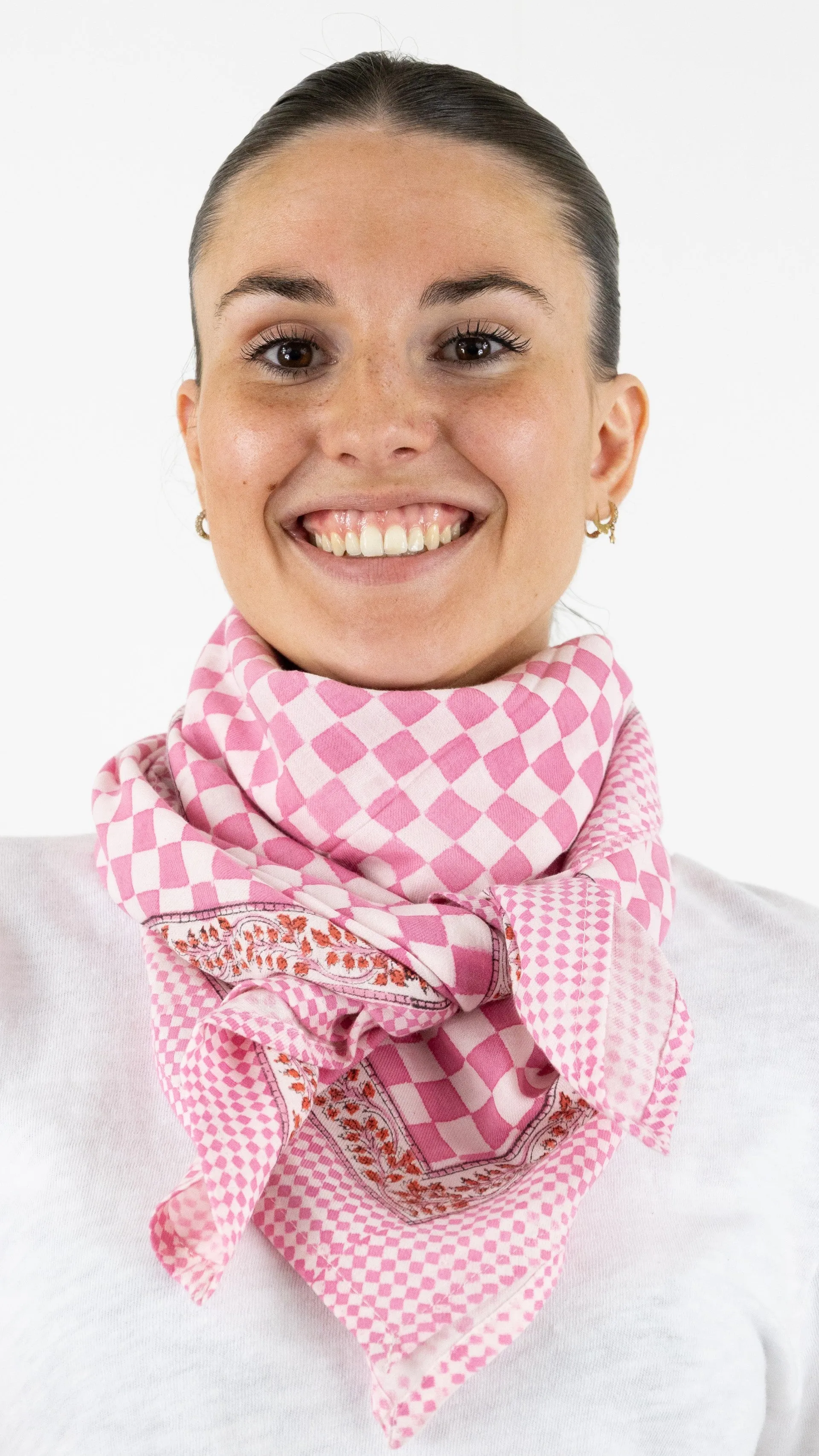 FOULARD BLLEMME DAMIER