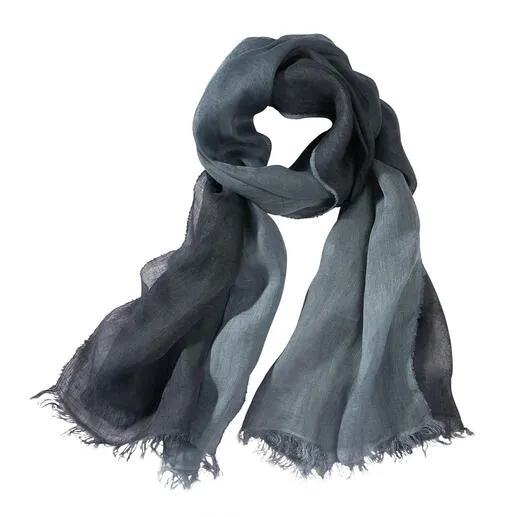 Foulard dégradé en lin