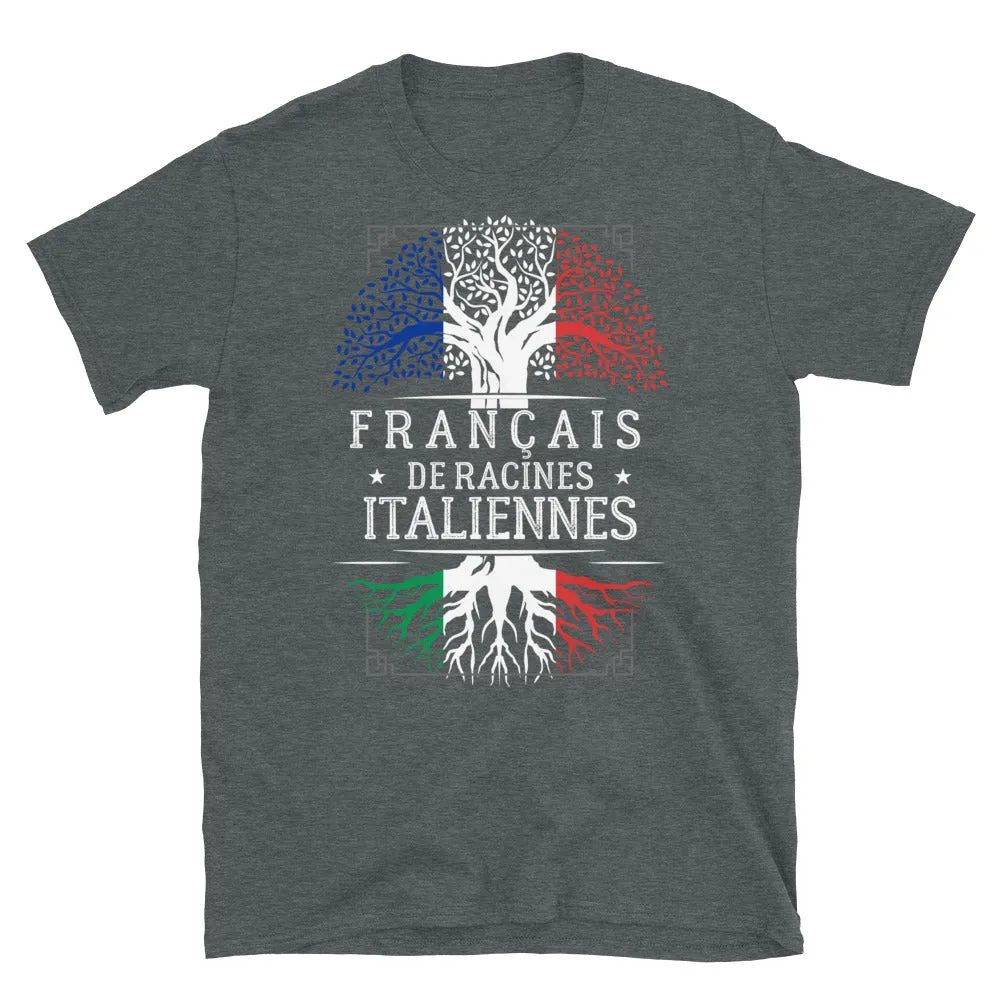 Franais de Racines Italiennes - T-shirts Unisexe Standard