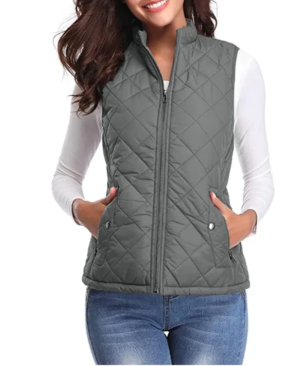 Gabriella - gilet matelassé pour femme, doublé, léger