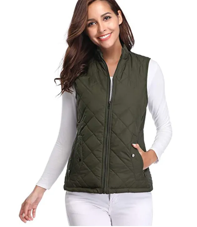 Gabriella - gilet matelassé pour femme, doublé, léger