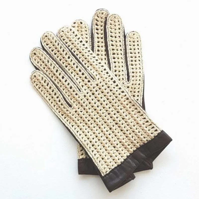 Gants mitaines pilote - Mitaines pour le golf - Achat mitaine en cuir