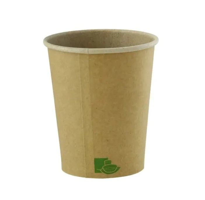 Gobelet zen en carton kraft brun 50pcs
