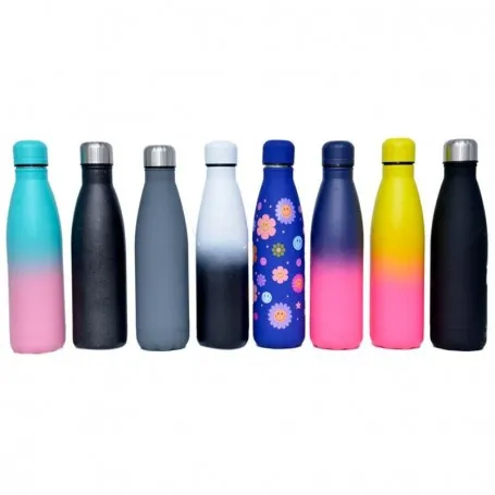 Gourde en acier inoxydable design coloré - GDE449