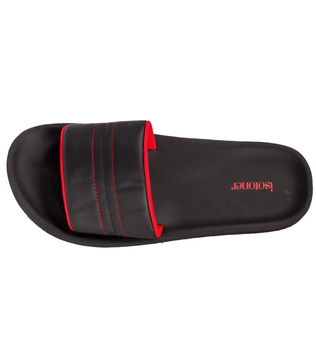 Isotoner Mules homme bandeau coloré