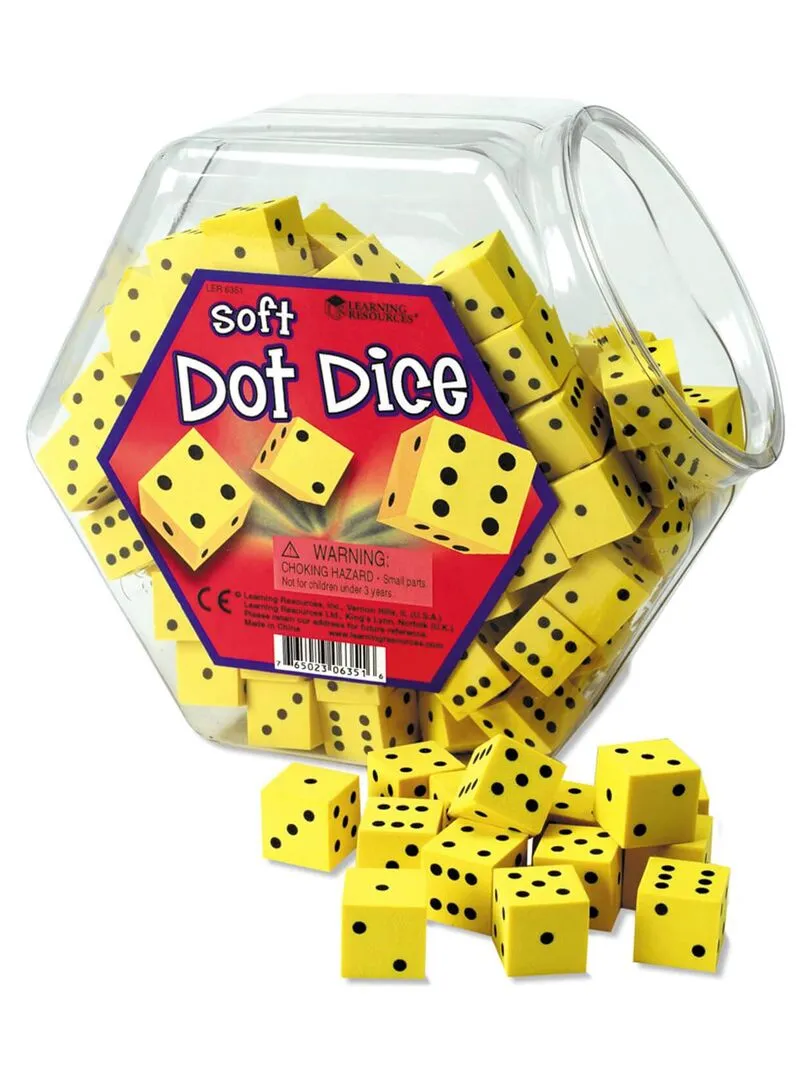 Jeu de 200 Dés souples en mousse - N/A