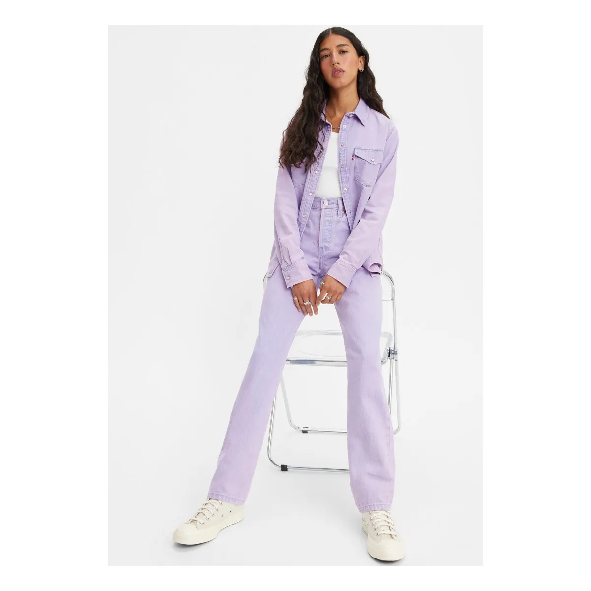 Levi's - 501 Original rose délavé