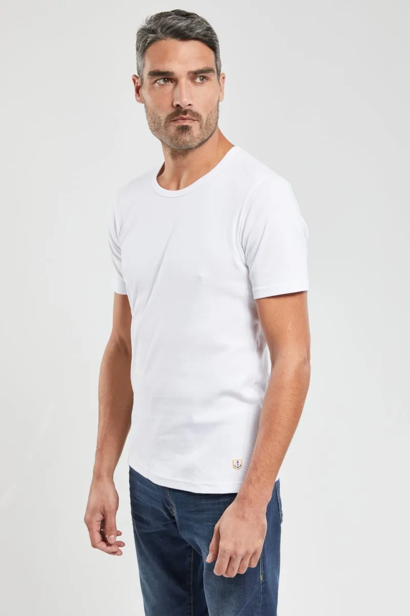 Lot de 2 T-shirts unis - coton