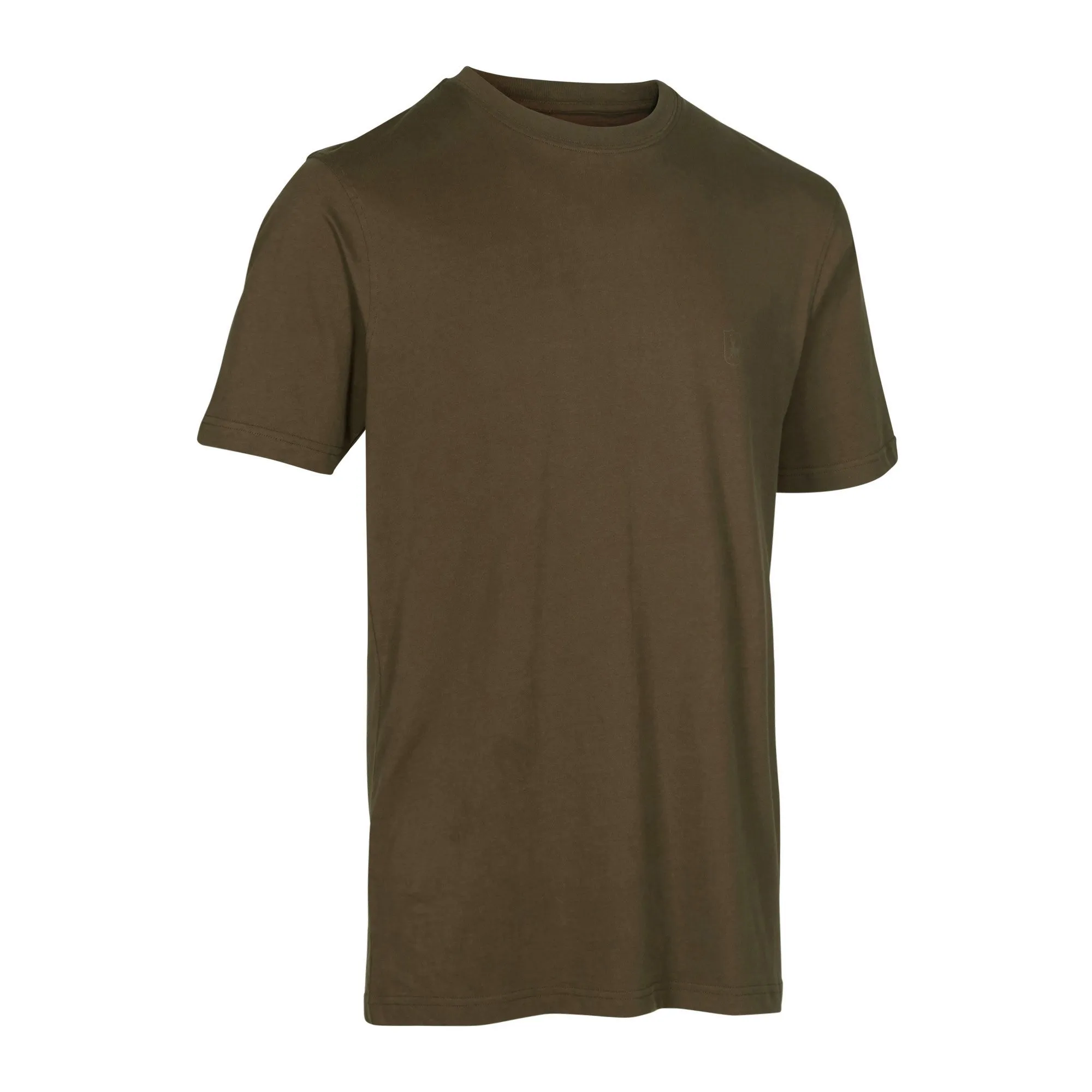 Lot de 2 tee-shirts kaki et marron Deerhunter