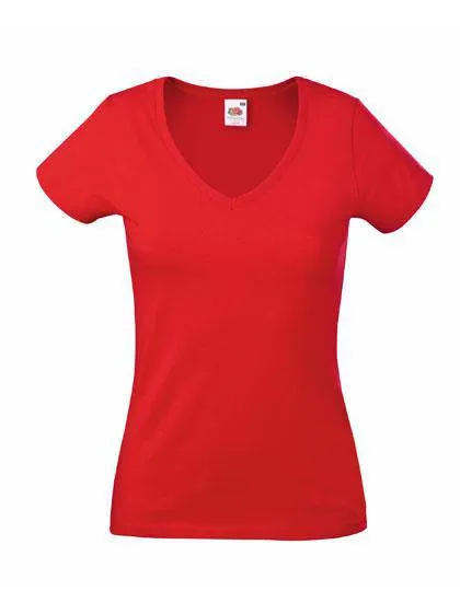 Lot de 3 T-Shirts Fruit of the Loom 61-398-0 à Col V Pour Femme