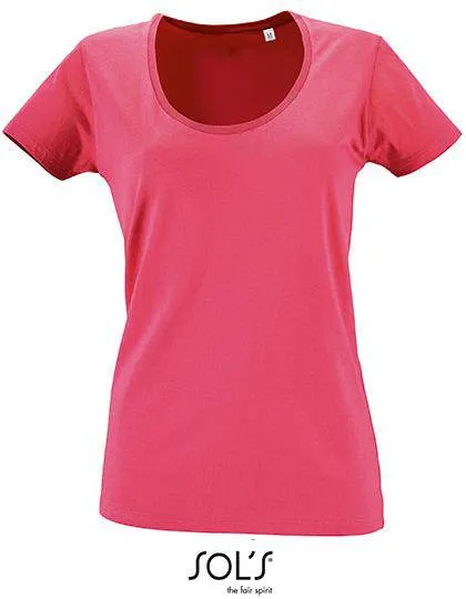 Lot de 3 T-Shirts Metropolitan Décolletés à Col Rond Pour Femme