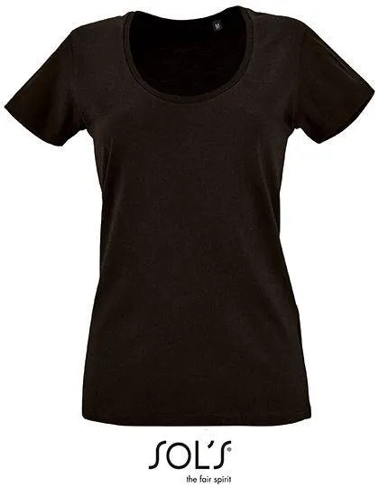 Lot de 3 T-Shirts Metropolitan Décolletés à Col Rond Pour Femme