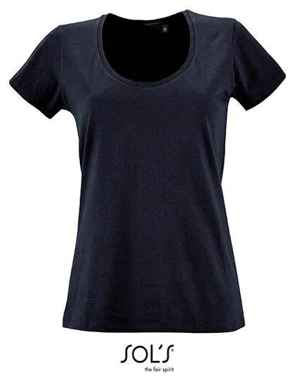 Lot de 3 T-Shirts Metropolitan Décolletés à Col Rond Pour Femme
