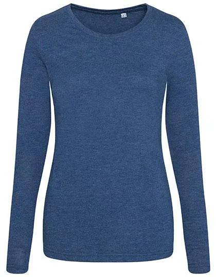 Lot de 3 T-Shirts Vierges Just Ts JT002F à Manches Longues Pour Femme