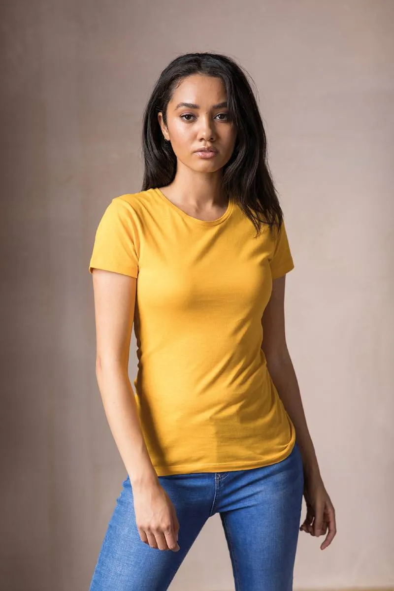 Lot de 3 T-Shirts Vierges Just Ts JT100F à Col Rond Pour Femme