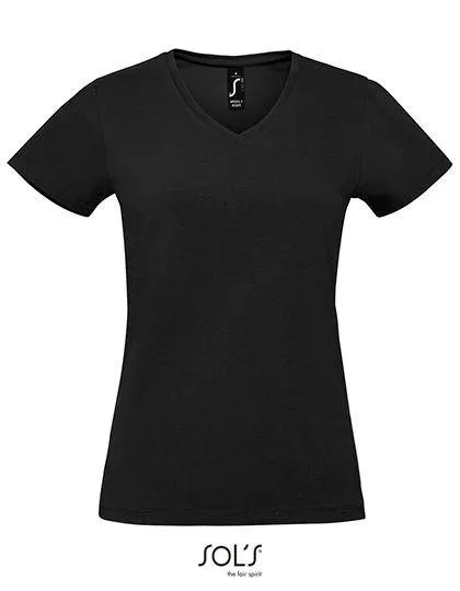 Lot de 3 T-Shirts Vierges SOL´S 02941 Imperiale à Col V Pour Femme