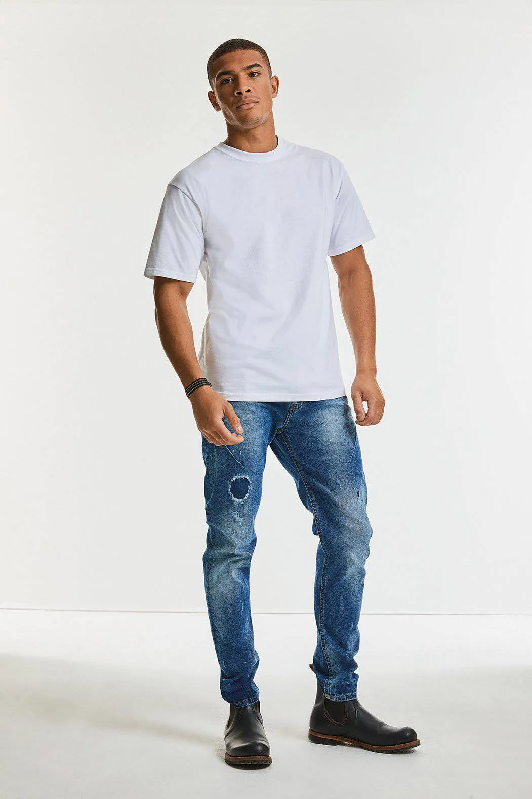 Lot de 5 T-Shirts Contrasté Vierges Russell R-215M-0 Classic Pour Homme