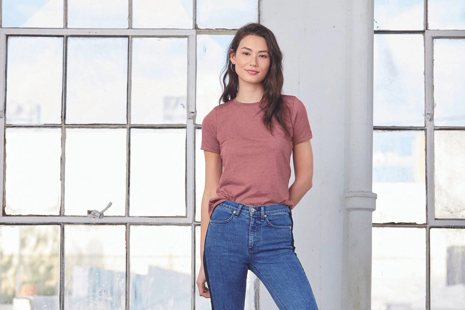 Lot de 5 T-Shirts Vierges Bella 6400 à Manches Courtes Pour Femme
