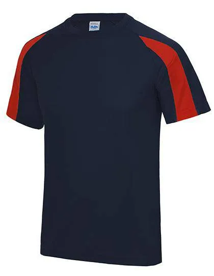 Lot de 5 T-Shirts Vierges Just Cool JC003 Contrastés Pour Homme