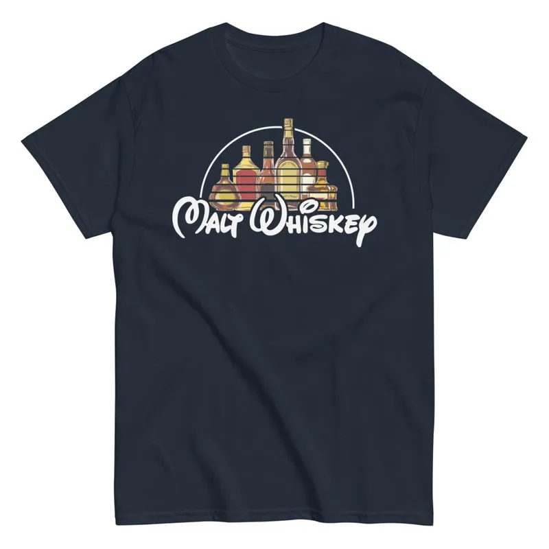 Malt Whiskey Whisky de Malt Logo Disney - T-SHIRTS
