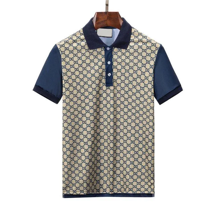 Mejor Precio En A Granel Hommes Polo Summer Casual T Shirts Designer Mens Polos Lettre Imprimer Fashion Polo | Envío Gratuito | 