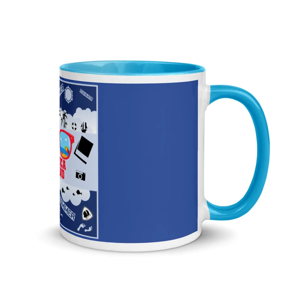 Mug Corsica Island à Intérieur Coloré