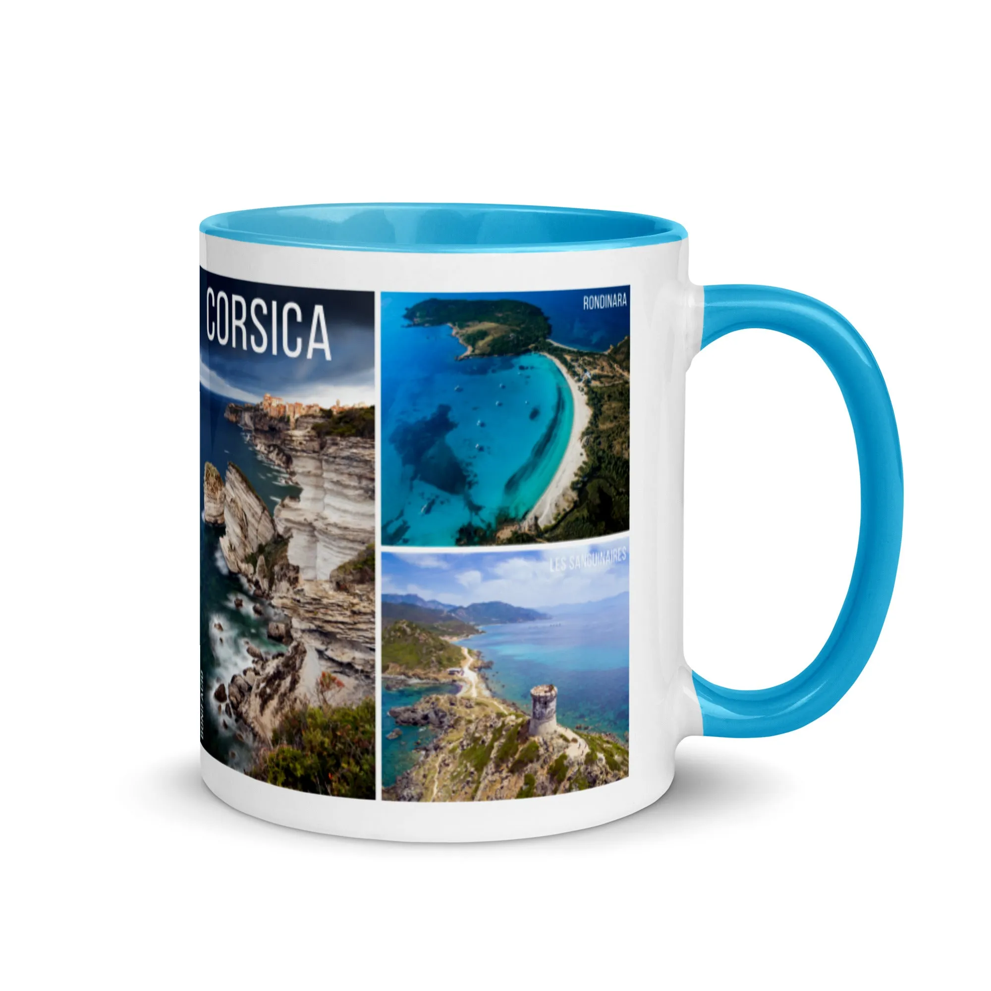 Mug à Intérieur Coloré Visuels de Corse