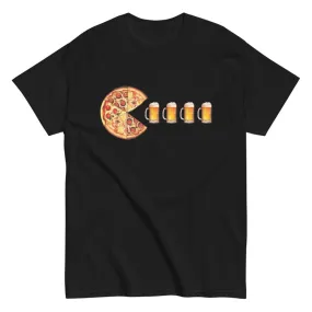 Pac-Man Pizza et Bières - T-SHIRTS