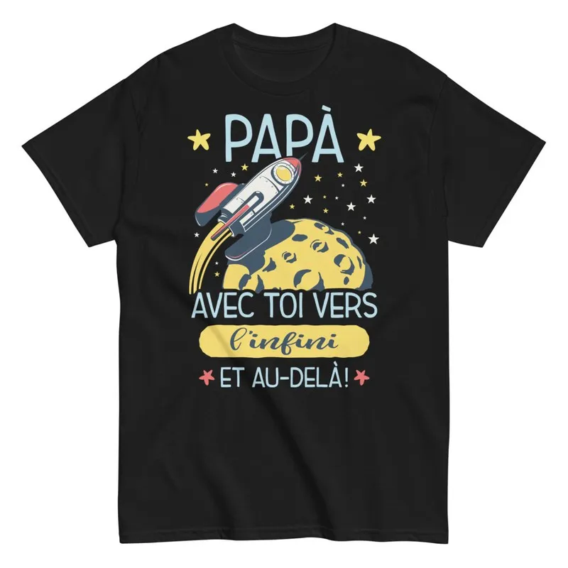 Papà Vers l'Infini Cohete et Lune - T-SHIRTS