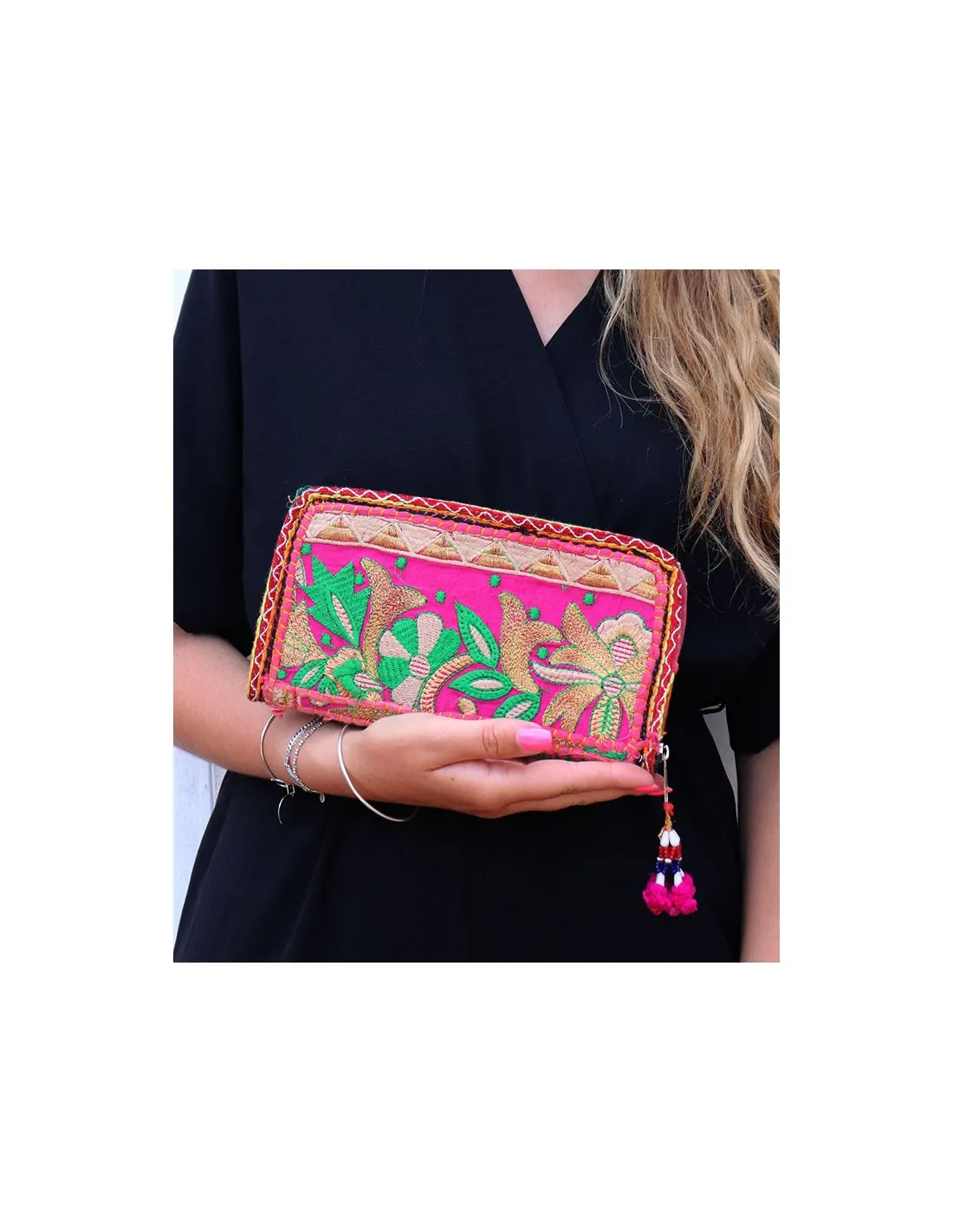 Pochette portefeuille coloré