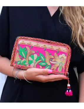 Pochette portefeuille coloré