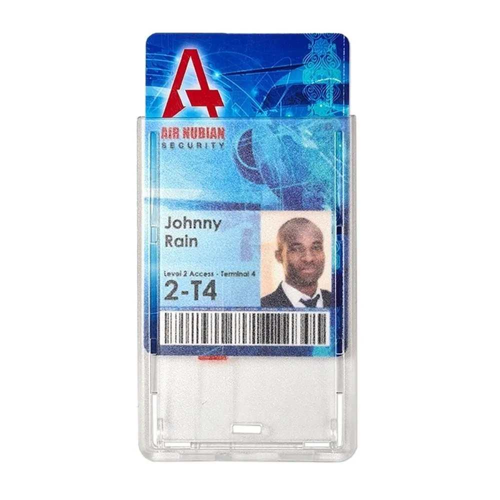 Porte-badge extraction facile vertical (lot de 100)